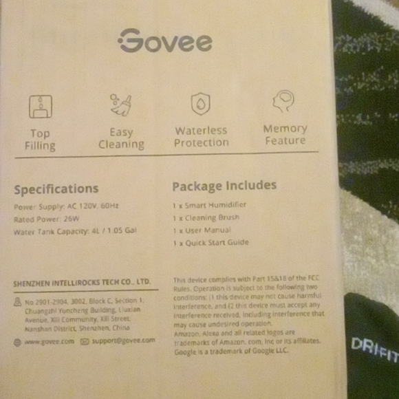 Govee Smart Humidifier - Picture 2 of 3